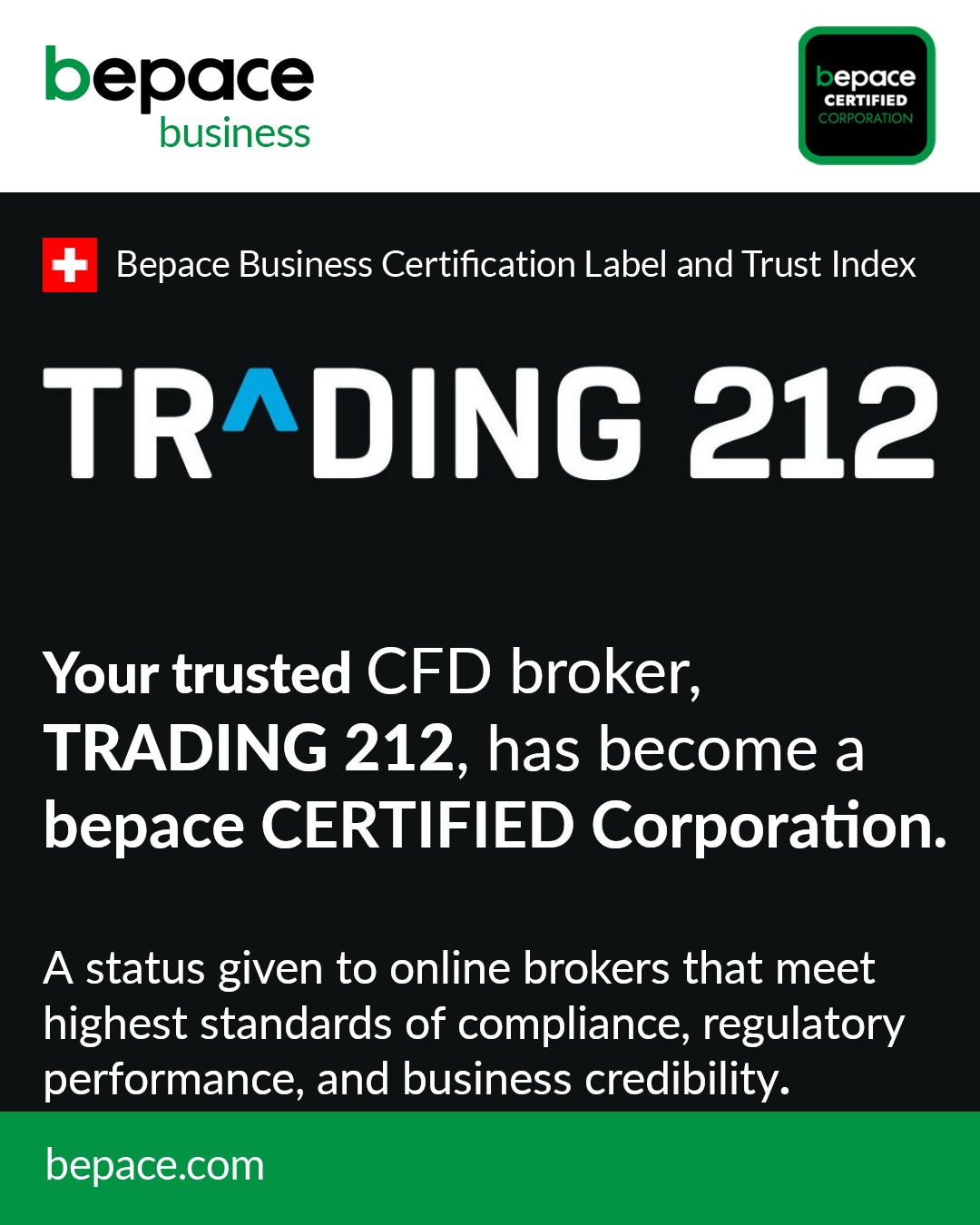 Trading 212: The latest Bepace-Certified Corporation
